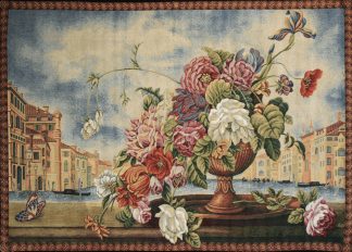 Z202 65×100 Balcone con vaso fiori a Venezia